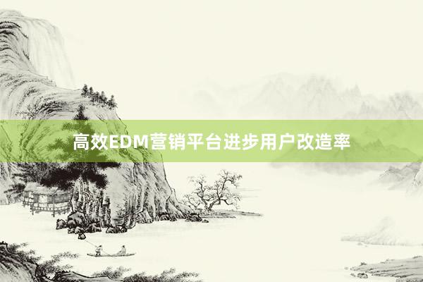 高效EDM营销平台进步用户改造率